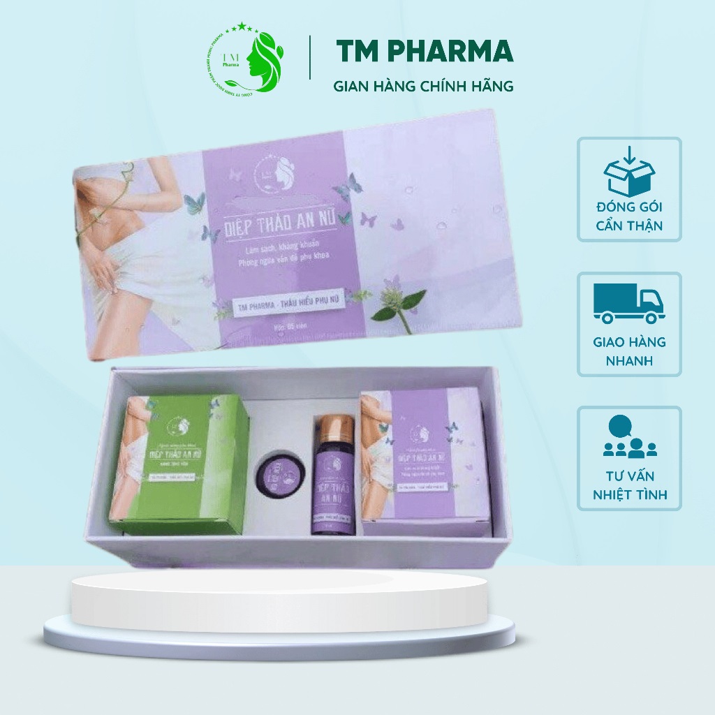 Viên đặt phụ khoa Diệp Thảo An Nữ TM Pharma