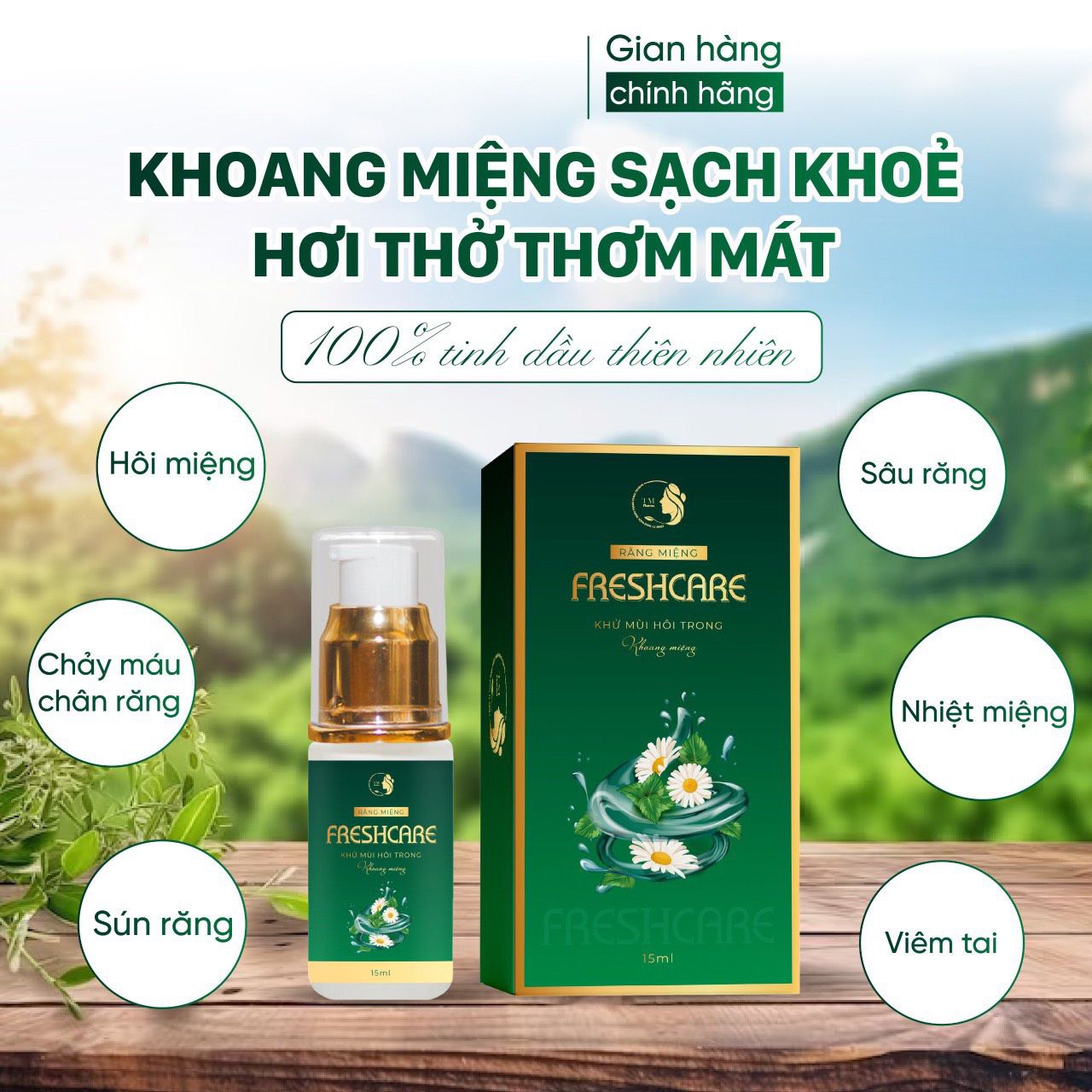 Tinh dầu răng miệng Freshcare