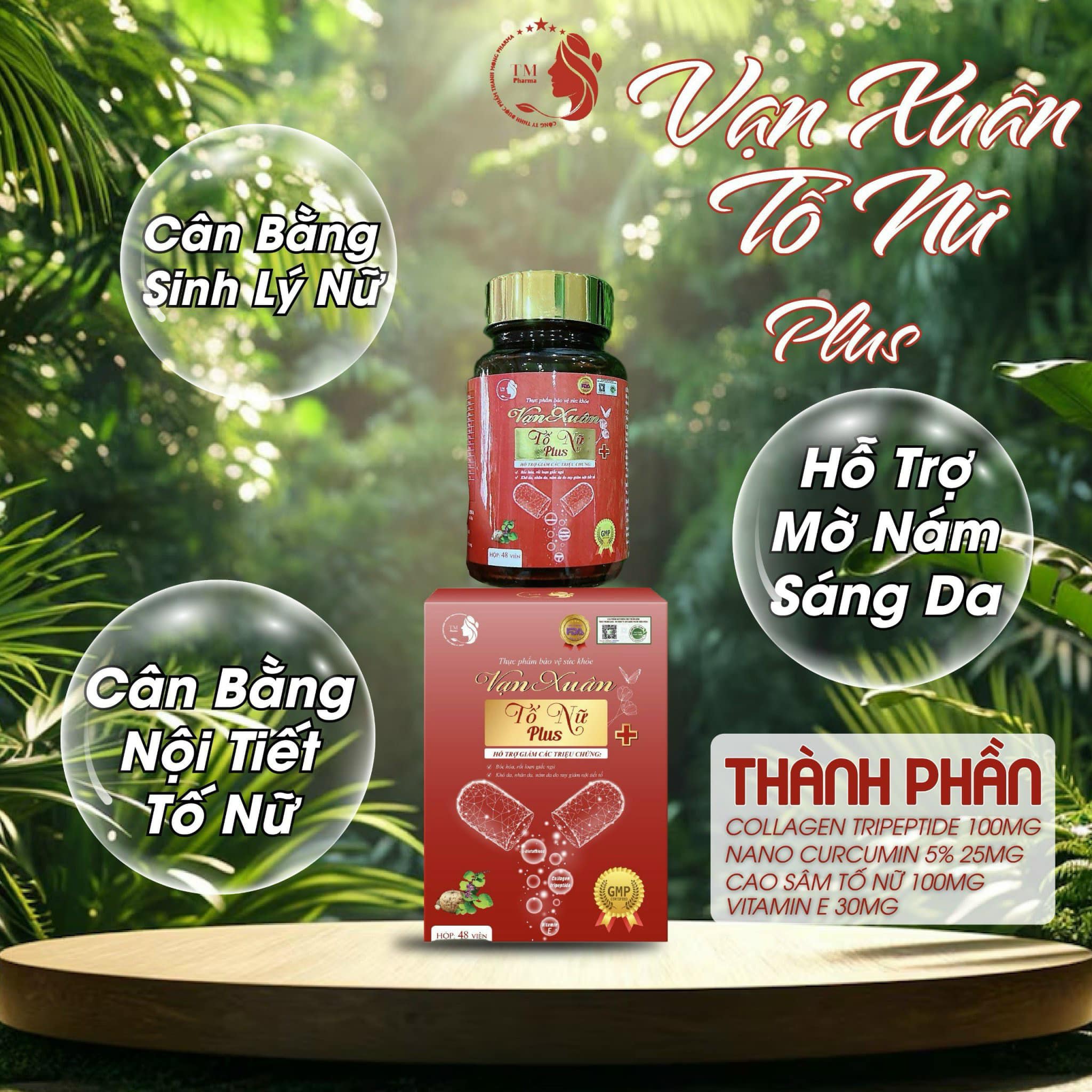 Vạn xuân tố nữ Plus+ dạng viên