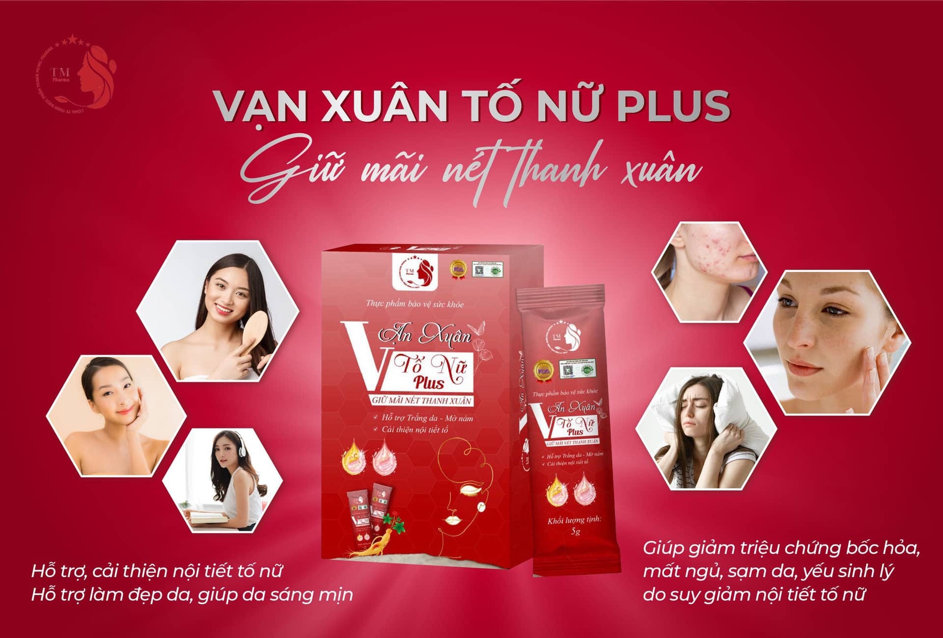 Vạn xuân tố nữ Plus dạng gói